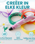 3D-Stift Starterpaket - 10 Farben Filament