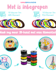 Recharge de filament-100 m-10 couleurs