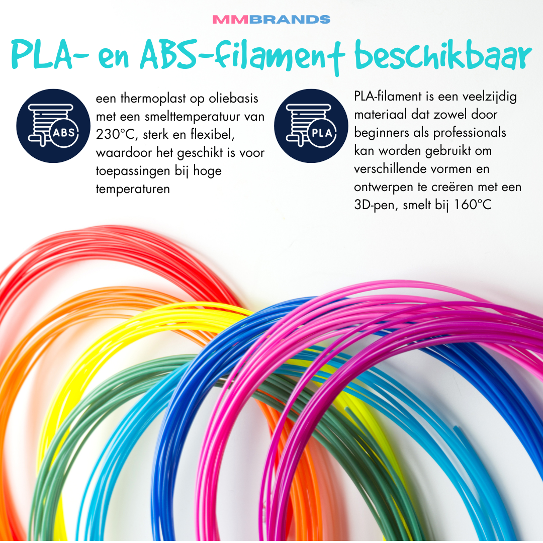 Filament Refill - 100m - 10 Colors