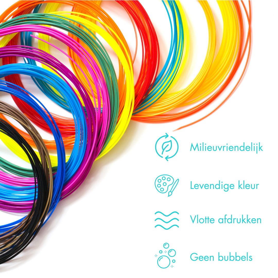 Filament Refill - 100m - 10 Colors