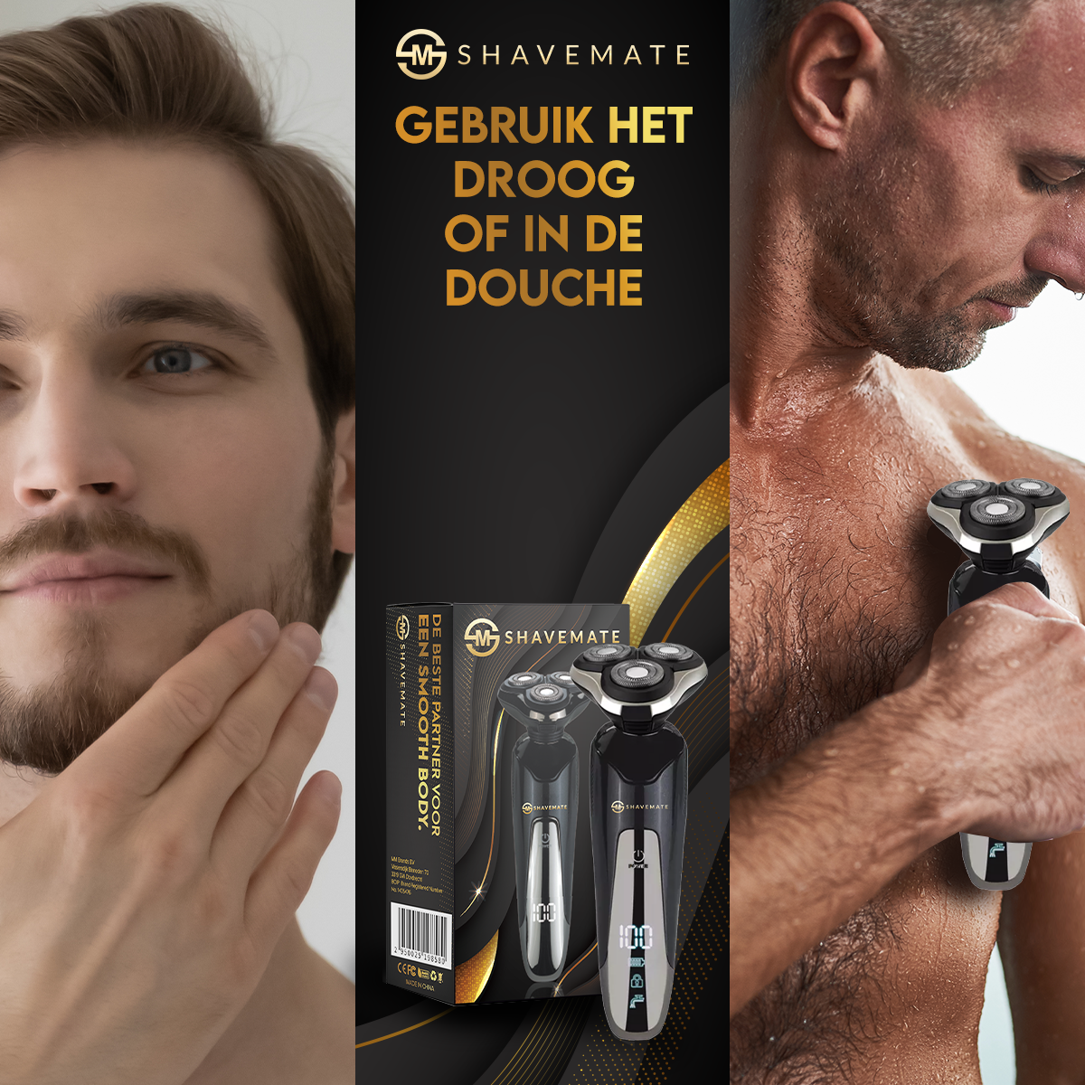 Rasierer Herren Pro – 3 Scherköpfe