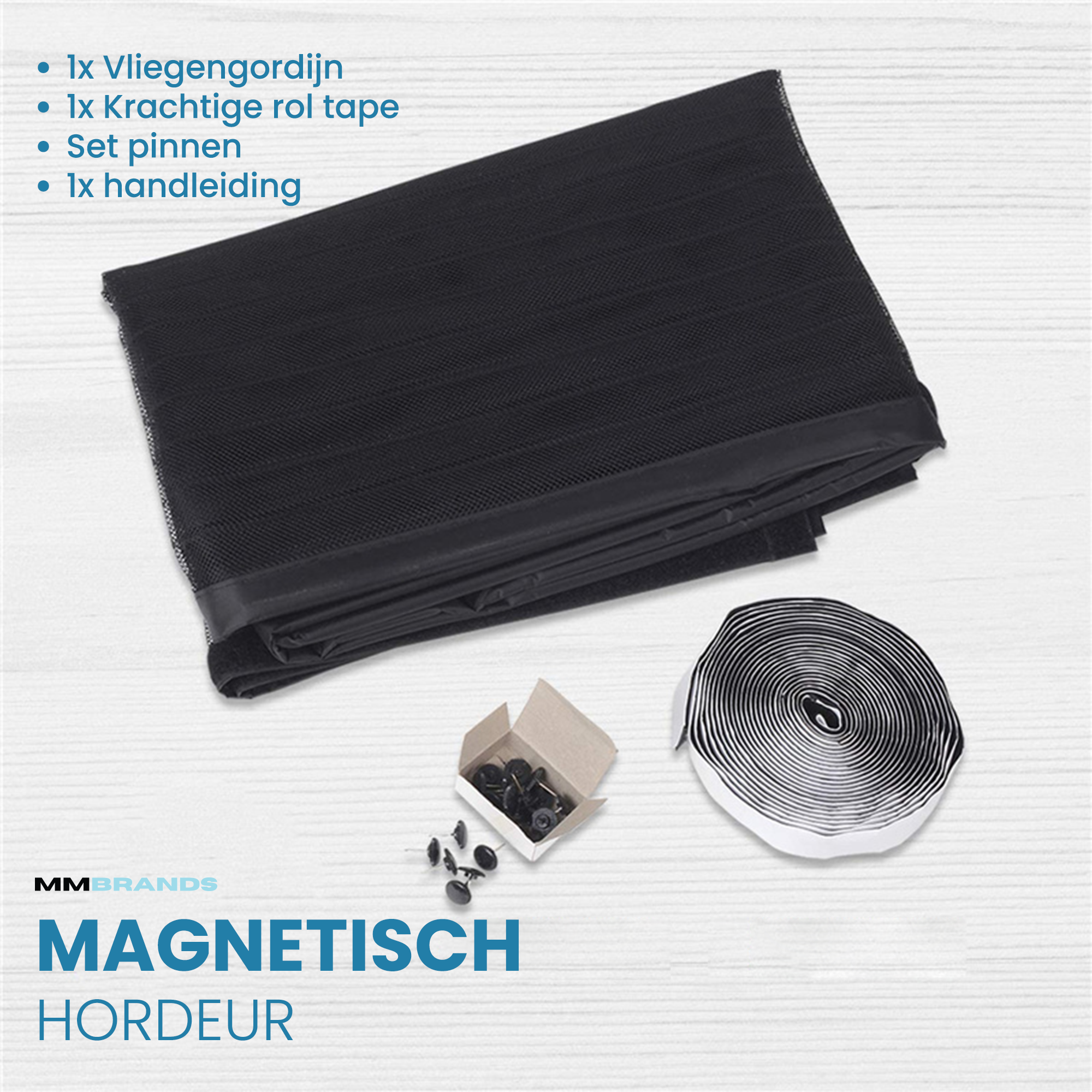 Vliegengordijn Magnetisch - 210 x 100 cm