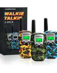 Walkie talkie Set voor Kinderen - 3 Stuks - Groen, Blauw en Geel